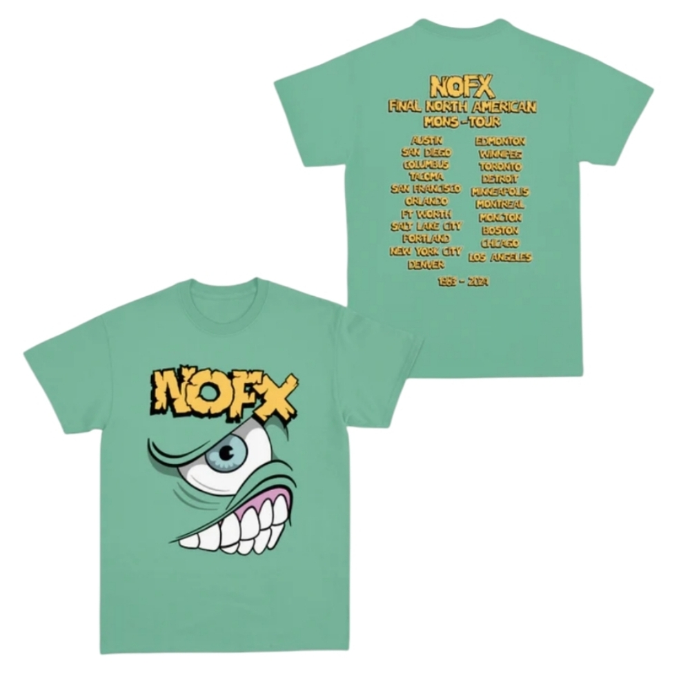 NOFX Final North American Mons-Tour Good Day For Oatmeal T-shirt 2XL NWT